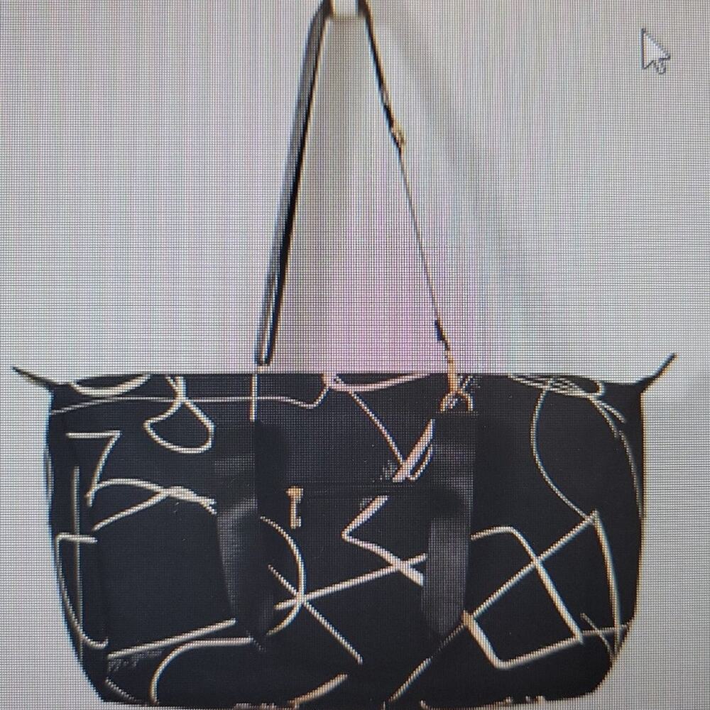 Mali & Lili Weekender Bag - Black Abstract